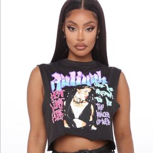 NEW Aaliyah muscle crop top